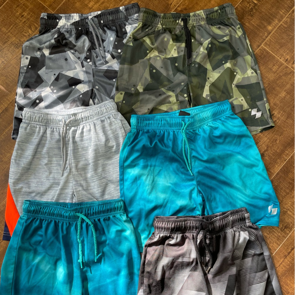 Boys 5/6 basketball shorts lot
